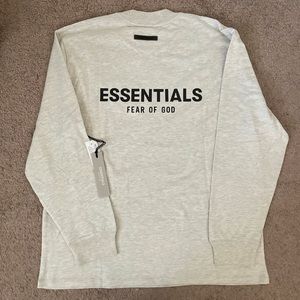 **SOLD**Fear of God Essentials Long Sleeve T-Shirt